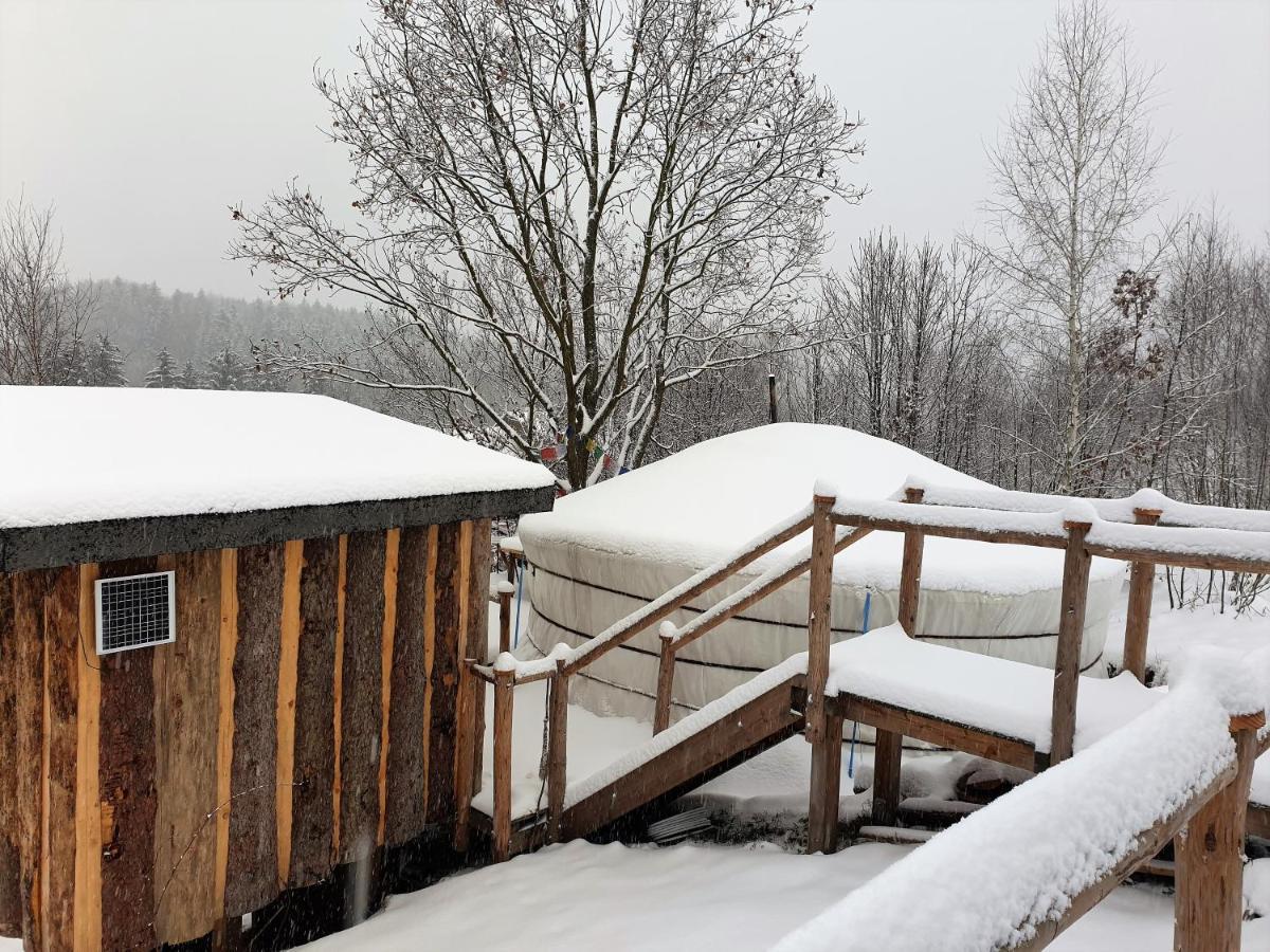 Idyllische Jurte In Der Saechsischen Schweiz Sebnitz Exterior foto